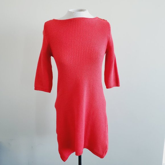 H&M Red Knit Sweater Dress - Picture 7 of 7